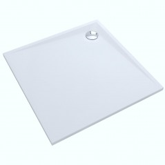 Brodzik kwadratowy Libra Smooth White 90x90cm