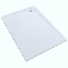 Brodzik prostokątny Libra Smooth White 80x110cm