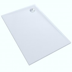 Brodzik prostokątny Libra Smooth White 80x120cm