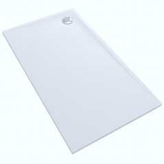 Brodzik prostokątny Libra Smooth White 80x140cm