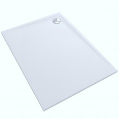 Brodzik prostokątny Libra Smooth White 90x120cm