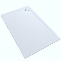 Brodzik prostokątny Libra Smooth White 90x140cm