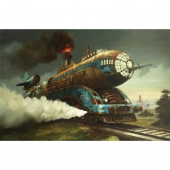 J. Jaśnikowski Błękitna Torpeda 65x100 cm