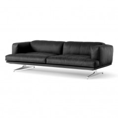 Sofa Inland AV23 Anderssen Voll 2023 – andTradition – Noble Black Leather + Chrom