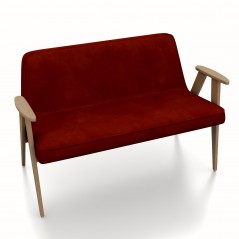 366 Sofa - Velvet - Chili Pepper - Jesion 03