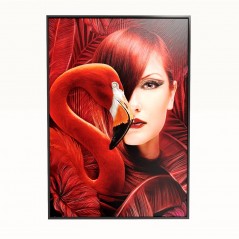 Metalizowany obraz - Flaming-V1-color - 70x100cm