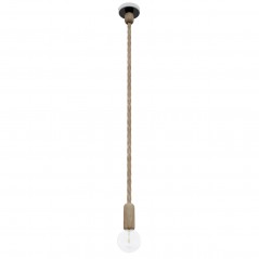 Lampa sufitowa LOFT ARI – dąb + biały