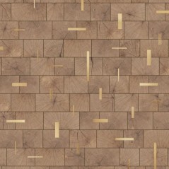 Butcher Block Gold 1450.0 x 2450.0 mm Schattdecor