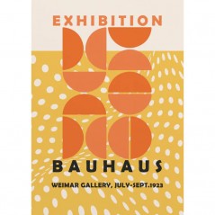 BAUHAUS ABSTRACT YELLOW POSTERA.ART