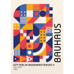 BAUHAUS ABSTRACT COLORS POSTERA.ART