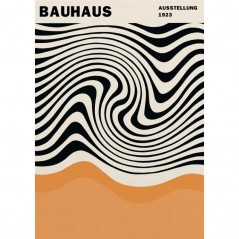 BAUHAUS ZEBRA ORANGE POSTERA.ART