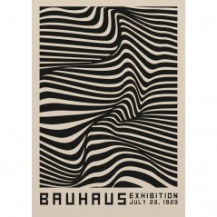 BAUHAUS ZEBRA ABSTRACT POSTERA.ART