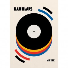 BAUHAUS MUSIK RETRO POSTERA.ART