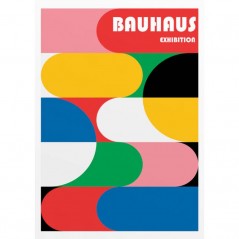 BAUHAUS MIXED COLORS POSTERA.ART