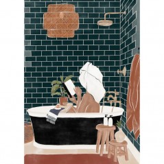 BATHROOM BABE POSTERA.ART