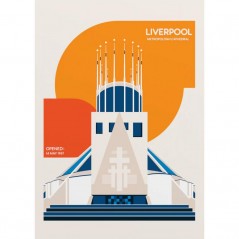 LIVERPOOL METROPOLITAN CATHEDRAL POSTERA.ART