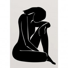 SEATED WOMAN POSTERA.ART