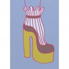 YELLOW HEEL POSTERA.ART