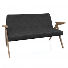 366 Concept - Sofa Bunny – Velvet Graphite – 02 Natural