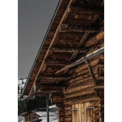 ROOF OF WOODEN HOUSE POSTERA.ART