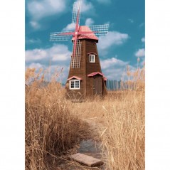 MILL HIDDEN IN THE FIELD POSTERA.ART