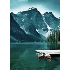 CANOES IN THE LAKE POSTERA.ART