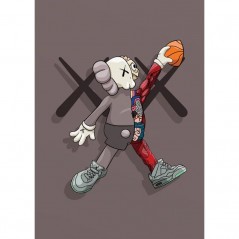 KAWS BASKETBALL POSTERA.ART