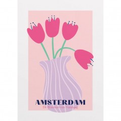 AMSTERDAM TULIPS POSTERA.ART