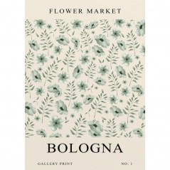 FLOWER MARKET BOLOGNA POSTERA.ART