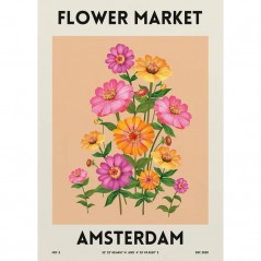 FLOWER MARKET AMSTERDAM POSTERA.ART