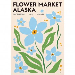 FLOWER MARKET ALASKA POSTERA.ART