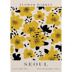 FLOWER MARKET SEOUL 3 POSTERA.ART