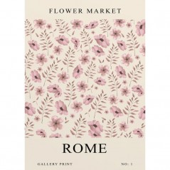 FLOWER MARKET ROME POSTERA.ART