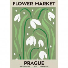 FLOWER MARKET PRAGUE POSTERA.ART