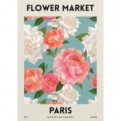 FLOWER MARKET PARIS POSTERA.ART