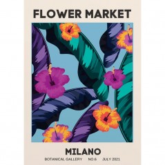 FLOWER MARKET MILANO POSTERA.ART