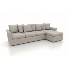 GRONLID Sofa 4-osobowa z szezlongiem