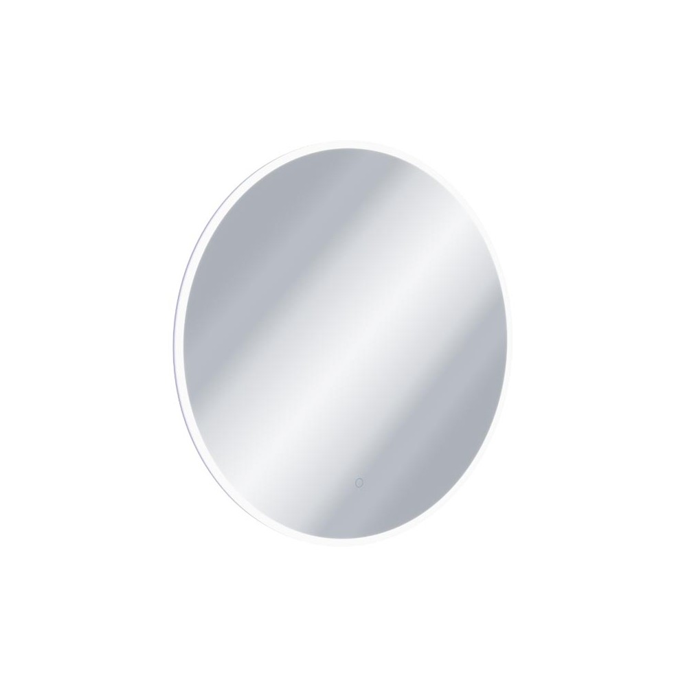 Lumiro lustro łazienkowe 100 cm okrągłe oświetlenie LED mata grzewcza, rama akrylowa - Excellent