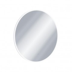 Lumiro lustro łazienkowe 100 cm okrągłe oświetlenie LED mata grzewcza, rama akrylowa - Excellent
