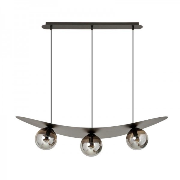 Lampa wisząca AURA 3 BL GRAFIT nowoczesna i oryginalna – EMIBIG