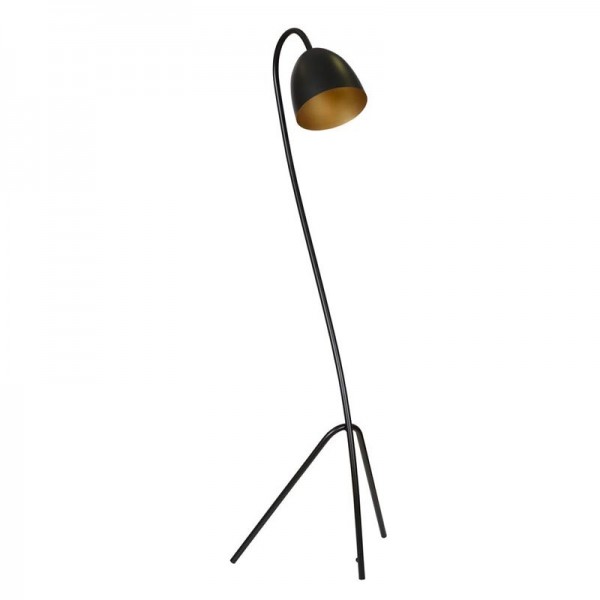 Lampa podłogowa HARIS LP1 BLACK GOLD loft – EMIBIG