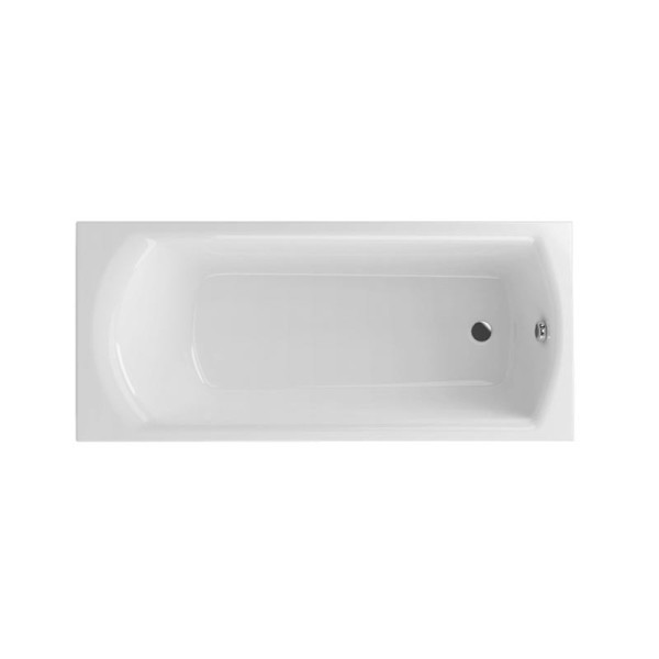 Lamia Slim wanna prostokątna 170X75 cm biały połysk - Excellent