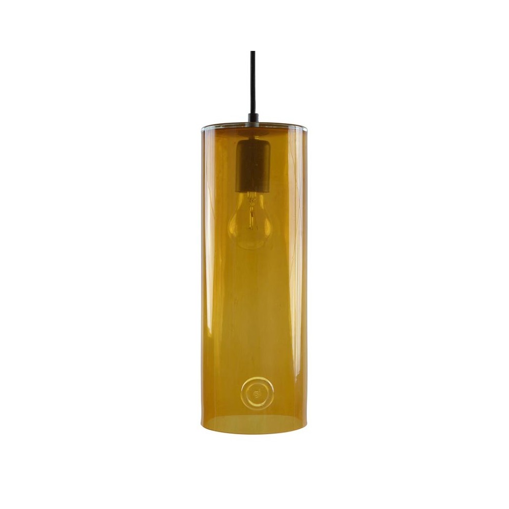 Lampa wisząca szklana NEO III miodowa LGH0400 – gie el.