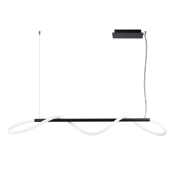 Lampa wisząca GALAKSE 148 czarna LED 2700-6500K - THORO