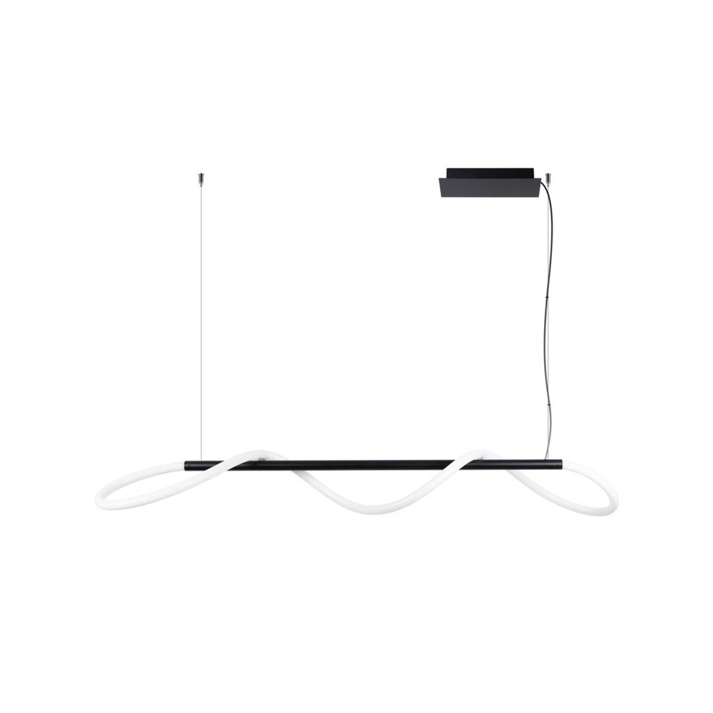 Lampa wisząca GALAKSE 148 czarna LED 2700-6500K - THORO